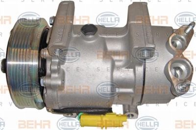 HELLA Компрессор кондиционера Peugeot 307 (6453.JL, 8FK351134-331)