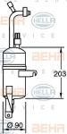 Hella 8FT 351 335-131 осушитель, кондиционер на FORD KA (RB_)