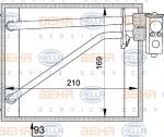 Hella 8FV 351 211-131 испаритель, кондиционер на FORD GALAXY (WGR)