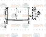 Hella 8FV 351 330-071 испаритель, кондиционер на VOLVO FL 6