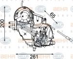 Hella 8FV 351 330-161 испаритель, кондиционер на PEUGEOT 307 Break (3E)