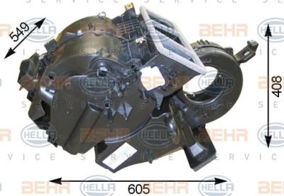 Hella 8FV 351 331-091 испаритель, кондиционер на PEUGEOT 307 SW (3H)