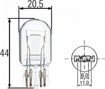 Hella 8GD 008 893-002 лампа накаливания, фонарь сигнала тормож./ задний на SUZUKI GRAND VITARA II (JT)
