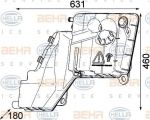 Hella 8MA 376 753-791 компенсационный бак, охлаждающая жидкость на IVECO Stralis
