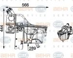 HELLA Бачок расширительный MB Actros, SK-series (8MA376705-091)
