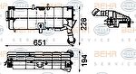 HELLA Расширительный бачок MB (8MA376705-361)