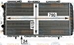 Hella 8MK 376 700-561 радиатор, охлаждение двигателя на FIAT DUCATO фургон (230L)