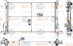 Hella 8MK 376 701-601 радиатор, охлаждение двигателя на OPEL VIVARO фургон