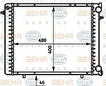Hella 8MK 376 706-211 радиатор, охлаждение двигателя на RENAULT 19 II (B/C53_)