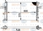 Hella 8MK 376 710-314 радиатор, охлаждение двигателя на OPEL ASTRA G универсал (F35_)