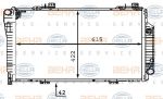 Hella 8MK 376 710-361 радиатор, охлаждение двигателя на MERCEDES-BENZ C-CLASS универсал (S202)