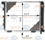 Hella 8MK 376 711-331 радиатор, охлаждение двигателя на MERCEDES-BENZ 190 (W201)