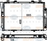 Hella 8MK 376 712-204 радиатор, охлаждение двигателя на MERCEDES-BENZ S-CLASS (W140)