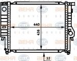 Hella 8MK 376 713-271 радиатор, охлаждение двигателя на 3 кабрио (E30)