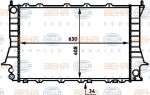 Hella 8MK 376 713-611 радиатор, охлаждение двигателя на AUDI 100 (4A, C4)