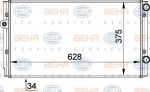 Hella 8MK 376 714-491 радиатор, охлаждение двигателя на VW GOLF III (1H1)
