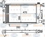 Hella 8MK 376 715-381 радиатор, охлаждение двигателя на PEUGEOT 205 II (20A/C)