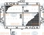 Hella 8MK 376 716-021 радиатор, охлаждение двигателя на FORD TRANSIT автобус (V_ _)