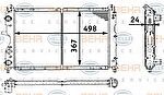 Hella 8MK 376 716-171 радиатор, охлаждение двигателя на FIAT TIPO (160)