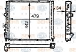 Hella 8MK 376 716-371 радиатор, охлаждение двигателя на RENAULT KANGOO (KC0/1_)