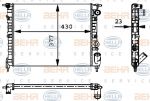 Hella 8MK 376 717-271 радиатор, охлаждение двигателя на RENAULT 19 I (B/C53_)