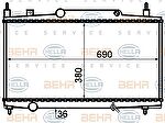 Hella 8MK 376 717-581 радиатор, охлаждение двигателя на PEUGEOT 607 (9D, 9U)