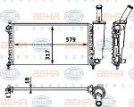 Hella 8MK 376 718-581 радиатор, охлаждение двигателя на FIAT PUNTO (188)