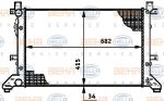 Hella 8MK 376 719-704 радиатор, охлаждение двигателя на VW LT 28-46 II c бортовой платформой/ходовая часть (2DC, 2DF, 2