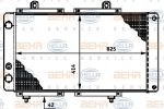Hella 8MK 376 720-071 радиатор, охлаждение двигателя на FIAT DUCATO фургон (290)