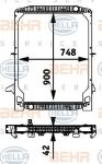 Hella 8MK 376 721-601 радиатор, охлаждение двигателя на IVECO EuroTech MP