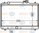 Hella 8MK 376 724-581 радиатор, охлаждение двигателя на SUZUKI BALENO Наклонная задняя часть (EG)