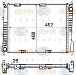 Hella 8MK 376 735-141 радиатор, охлаждение двигателя на RENAULT CLIO III (BR0/1, CR0/1)