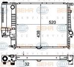 Hella 8MK 376 735-351 радиатор, охлаждение двигателя на 5 Touring (E34)