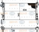 Hella 8MK 376 754-564 радиатор, охлаждение двигателя на PEUGEOT BIPPER Tepee