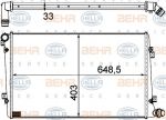 Hella 8MK 376 756-701 радиатор, охлаждение двигателя на SKODA OCTAVIA Combi (1Z5)