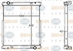 Hella 8MK 376 758-001 радиатор, охлаждение двигателя на IVECO EuroCargo