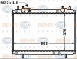 Hella 8MK 376 767-551 радиатор, охлаждение двигателя на FIAT BRAVA (182)