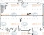 Hella 8MK 376 770-111 радиатор, охлаждение двигателя на MITSUBISHI CARISMA (DA_)