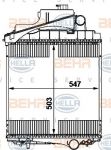 Hella 8MK 376 783-621 радиатор, охлаждение двигателя на JOHN DEERE Series 6020