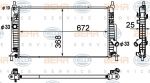 Hella 8MK 376 790-411 радиатор, охлаждение двигателя на MAZDA 3 (BL)
