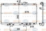 Hella 8MK 376 790-471 радиатор, охлаждение двигателя на HONDA ACCORD VI (CG, CK)
