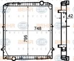Hella 8MK 376 792-111 радиатор, охлаждение двигателя на IVECO EuroTech MP
