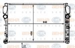HELLA Радиатор MB W211E200/E220 CDI 02- АКПП/МКПП. +-АС (2115001302, 8MK376718-021)