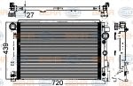 HELLA Радиатор MERCEDES W204 07=> (8MK376749-551)