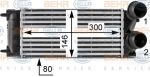Hella 8ML 376 700-071 интеркулер на PEUGEOT 308 (4A_, 4C_)