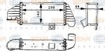 Hella 8ML 376 723-071 интеркулер на FORD ESCORT VII (GAL, AAL, ABL)