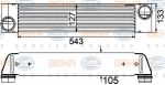 Hella 8ML 376 746-501 интеркулер на 7 (E65, E66, E67)