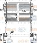 Hella 8ML 376 751-261 интеркулер на IVECO EuroCargo