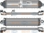 Hella 8ML 376 755-631 интеркулер на FORD MONDEO IV (BA7)