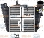 Hella 8ML 376 760-581 интеркулер на VW POLO (9N_)